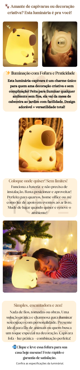 Luminária Capivara